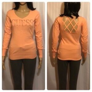 Women’s Guess Sweater Size Small Open Back
